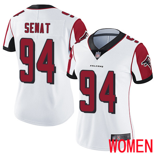 Atlanta Falcons Limited White Women Deadrin Senat Road Jersey NFL Football 94 Vapor Untouchable